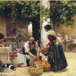 Joaquin-sorolla-vendedor-de-naranjas-ribera-del-jucar